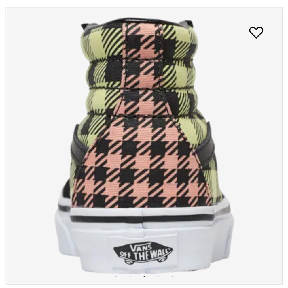 80's Inspired Plaid Sk8-Hi VANS - Picture 5 of 13